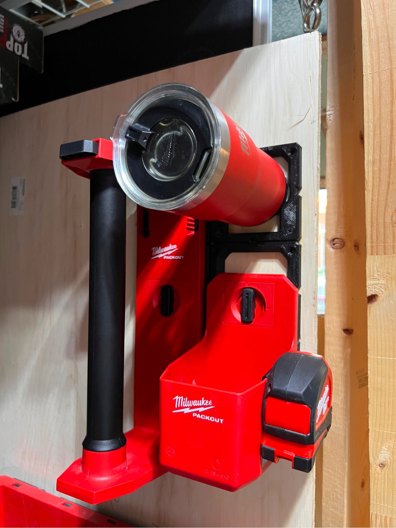 Milwaukee Packout modular wall mounts