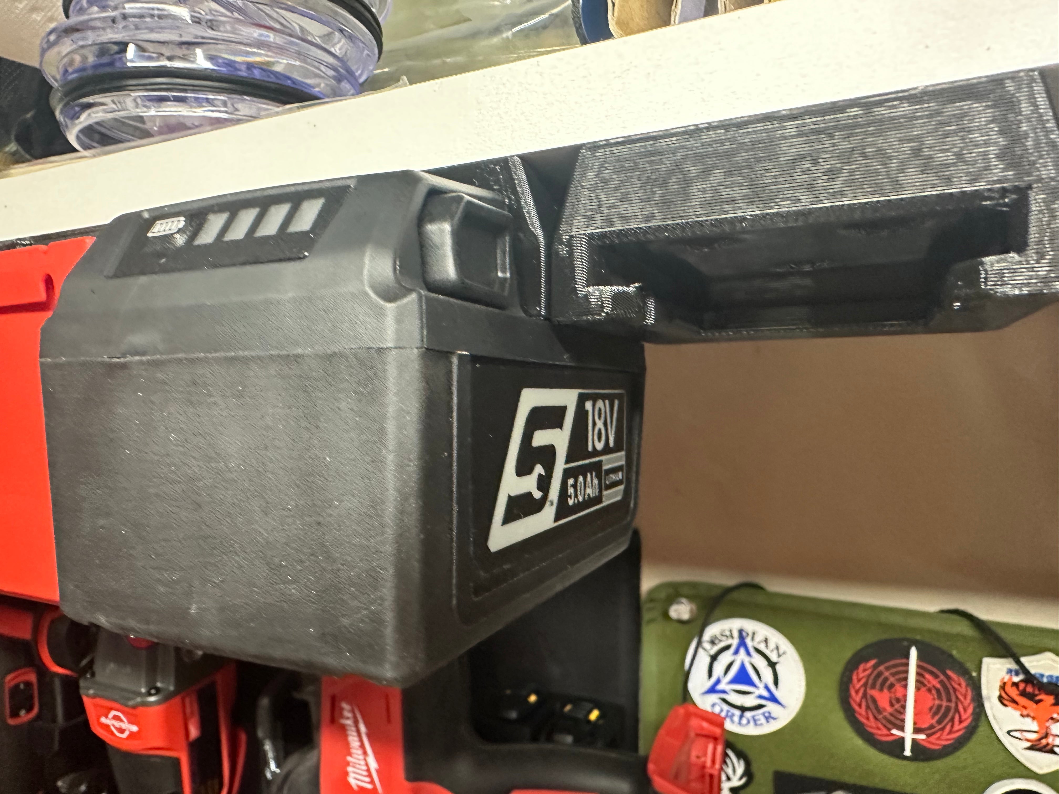 SnapOn battery hanger