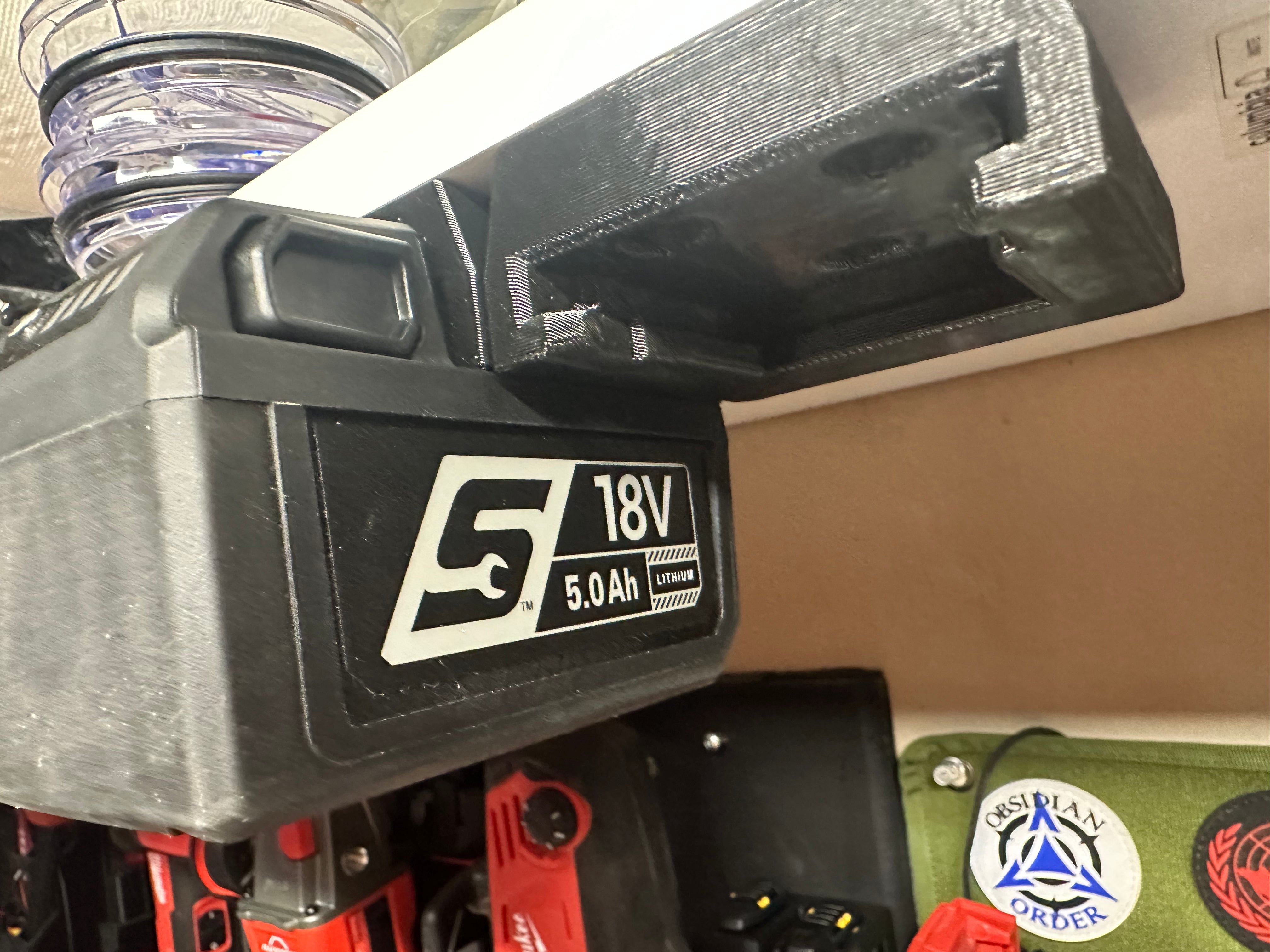 SnapOn battery hanger