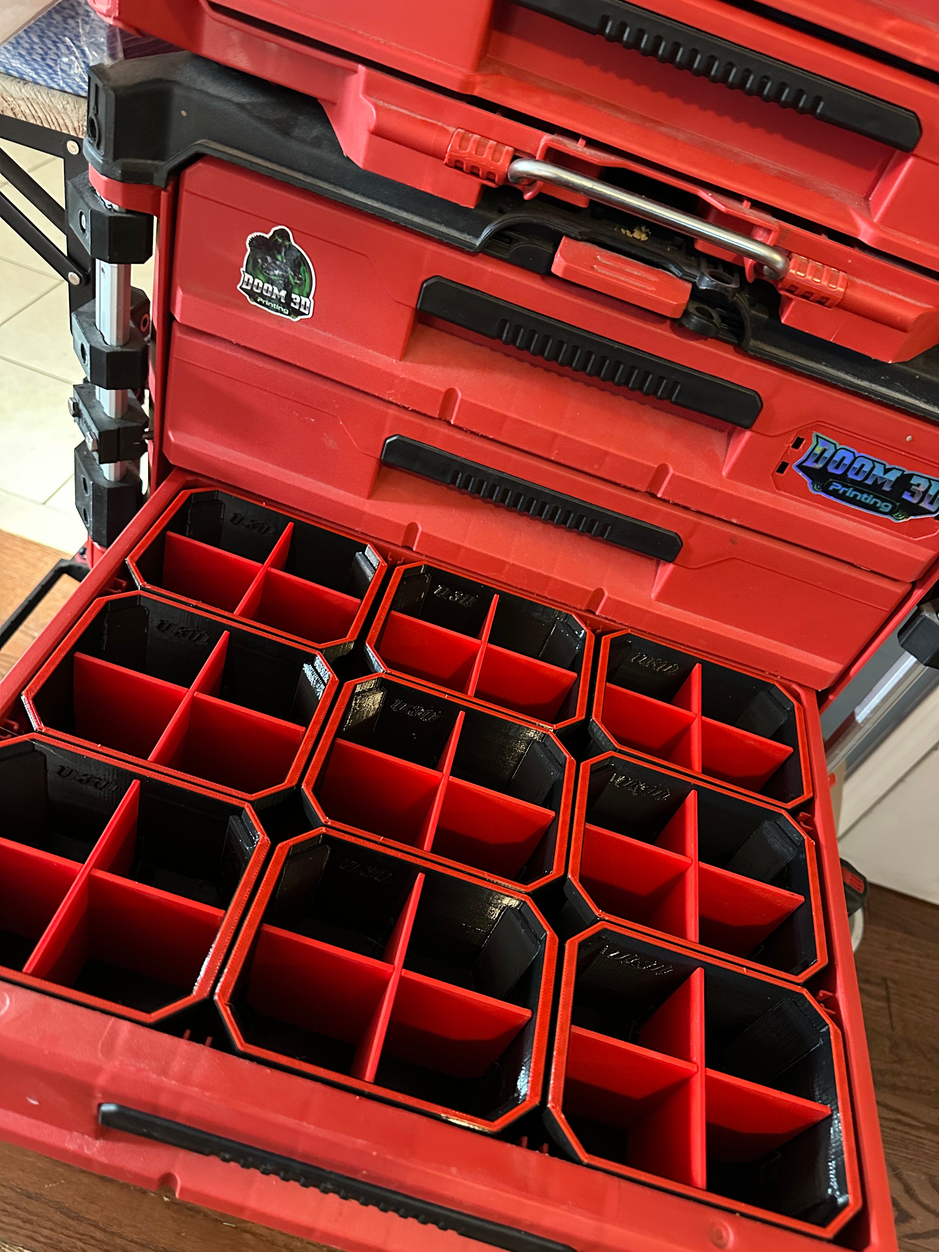 Milwaukee 3 Drawer Divider Bins