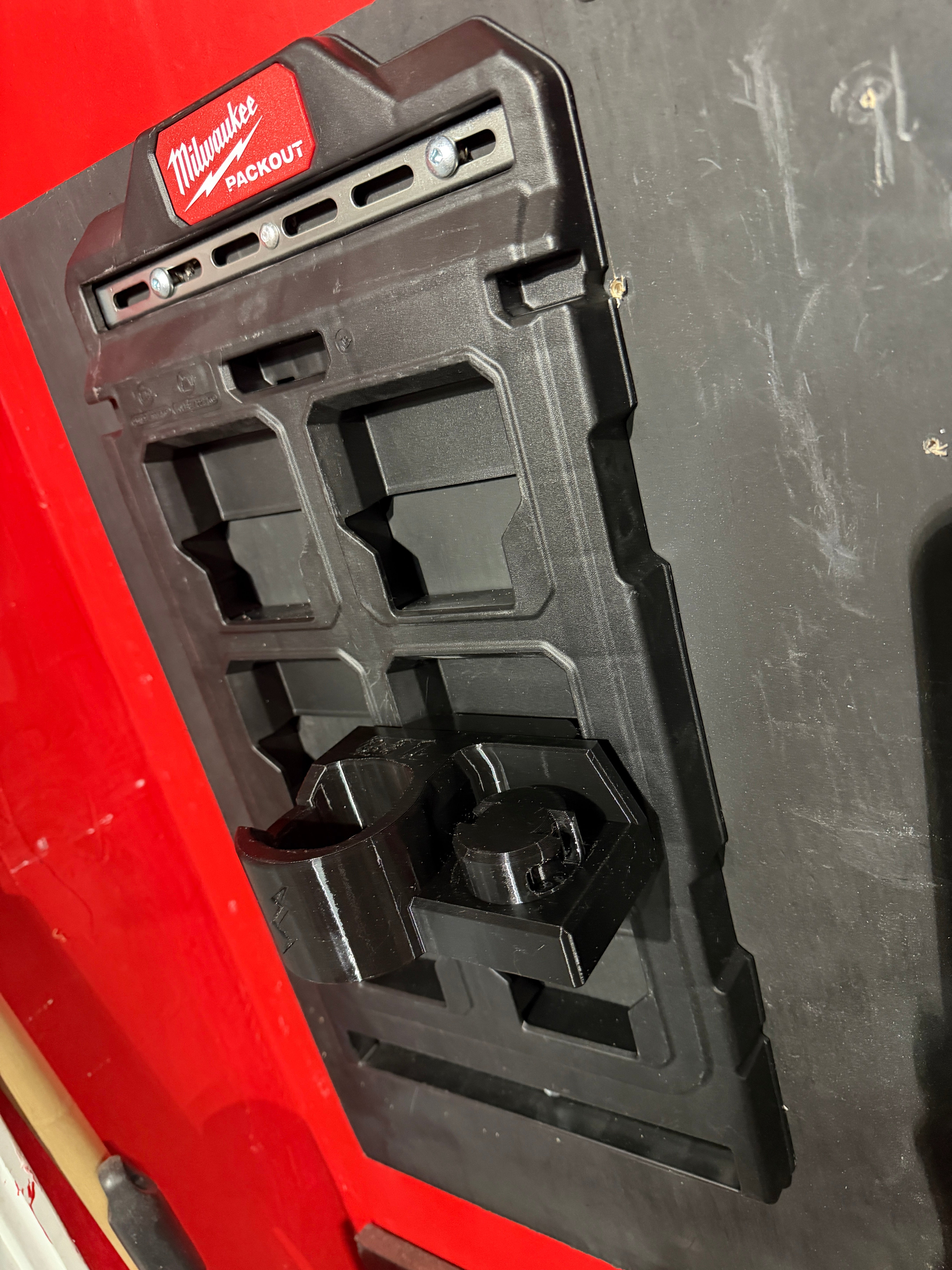 Milwaukee M18 Compact Blower Mount – Compatible with Packout Wall Plate and Side Mount Plate – Fits Model 0884-20