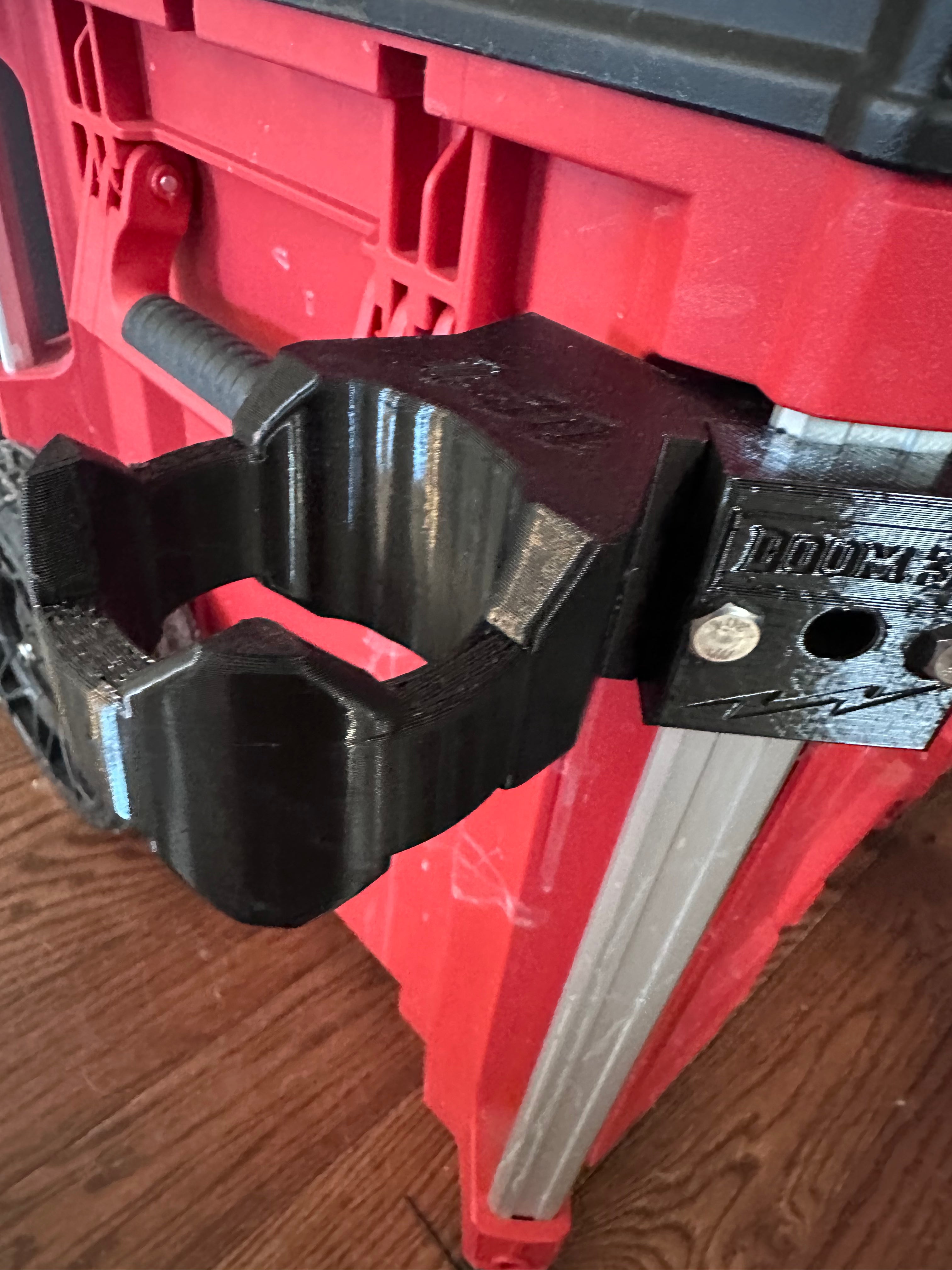 Milwaukee M18 Compact Blower Side Rail Mount – Compatible with Packout Toolbox Rails – Fits Model 0884-20