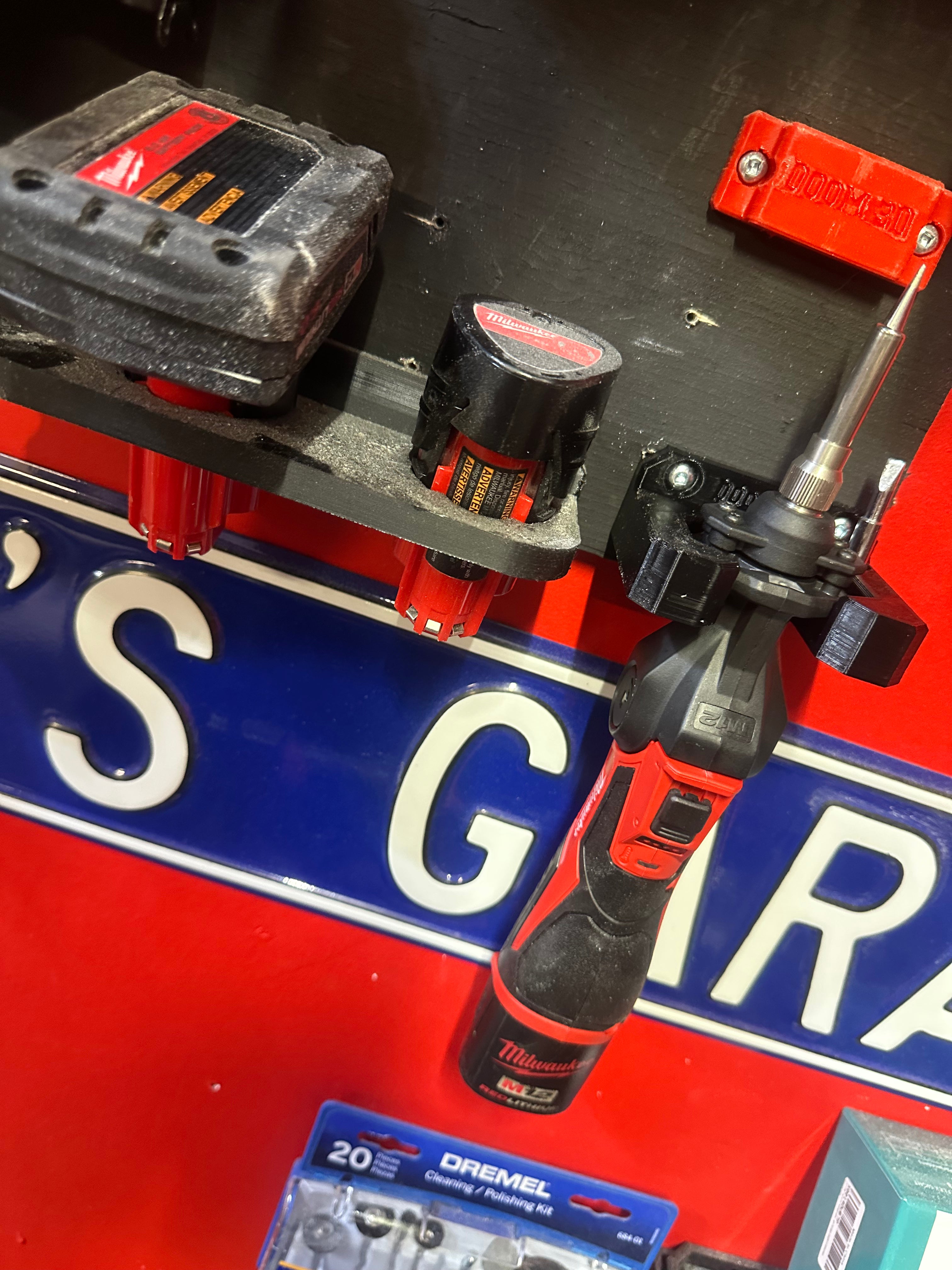 M12 Milwaukee soldering iron wall mount