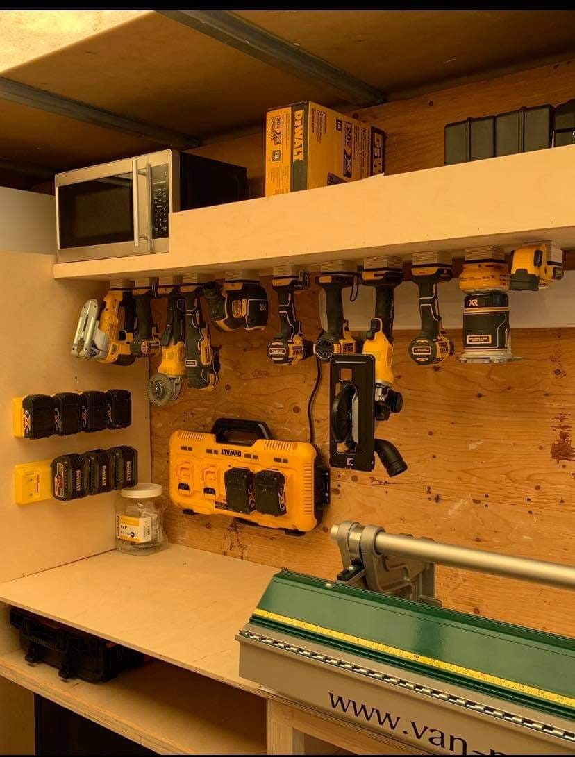 Dewalt 20V Tool hanger Doom 3D Printing