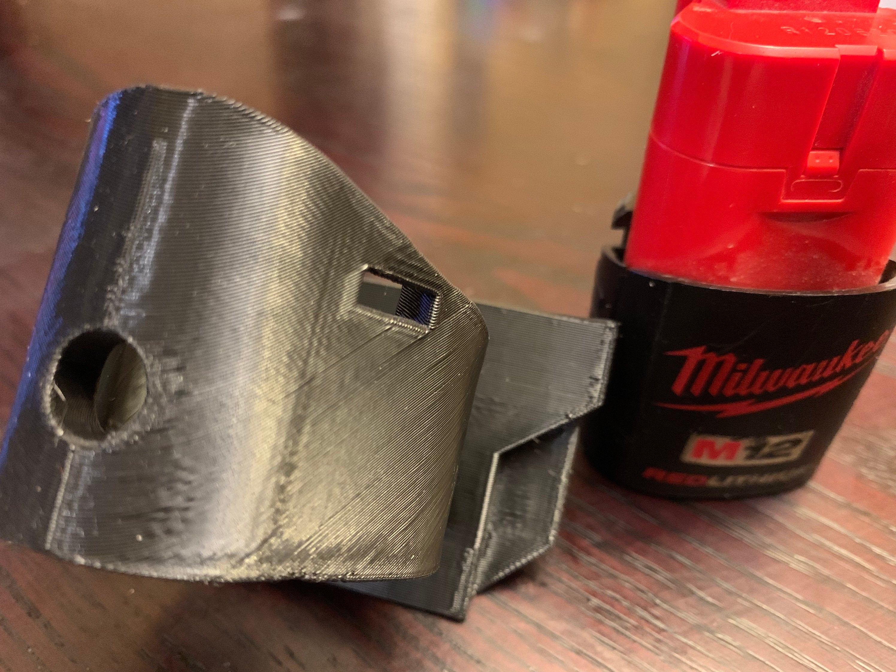 locking Milwaukee M12 battery Packout insert