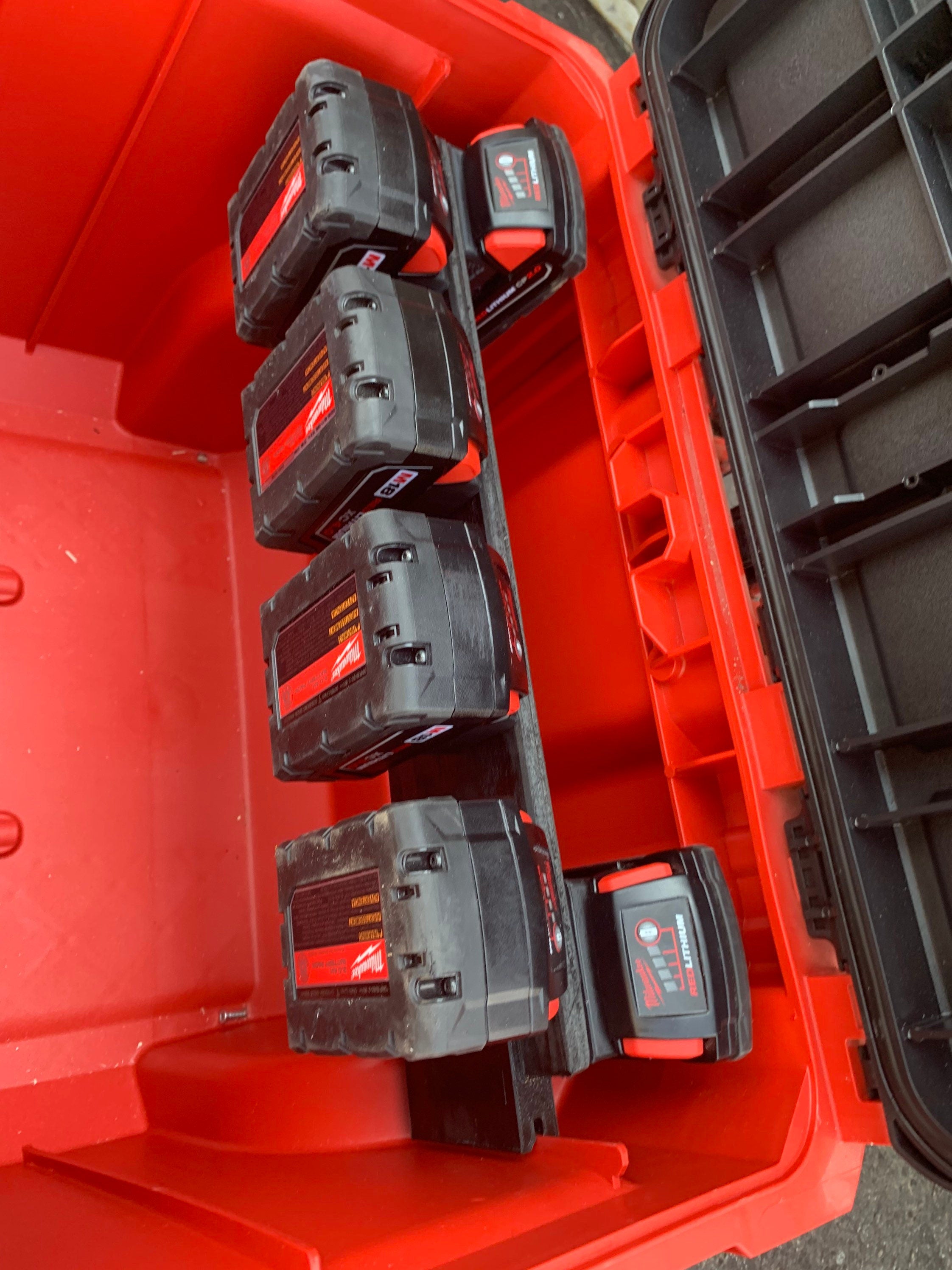 Milwaukee Packout inside rail adapter