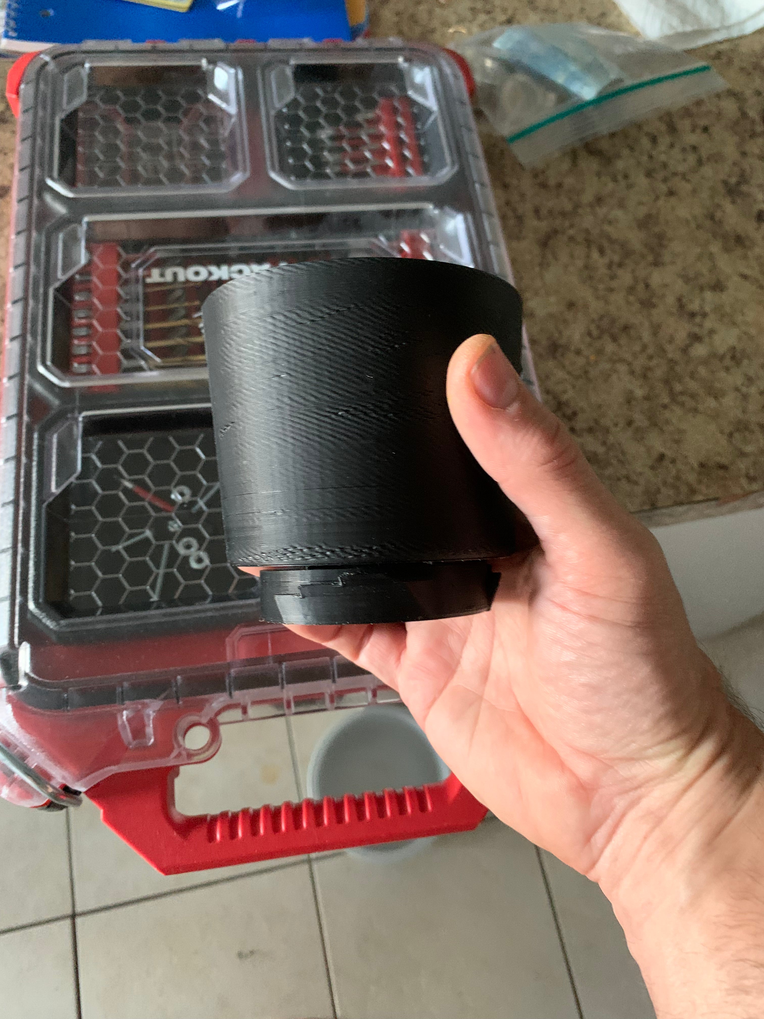 Milwaukee 3” cup holder - twist lock