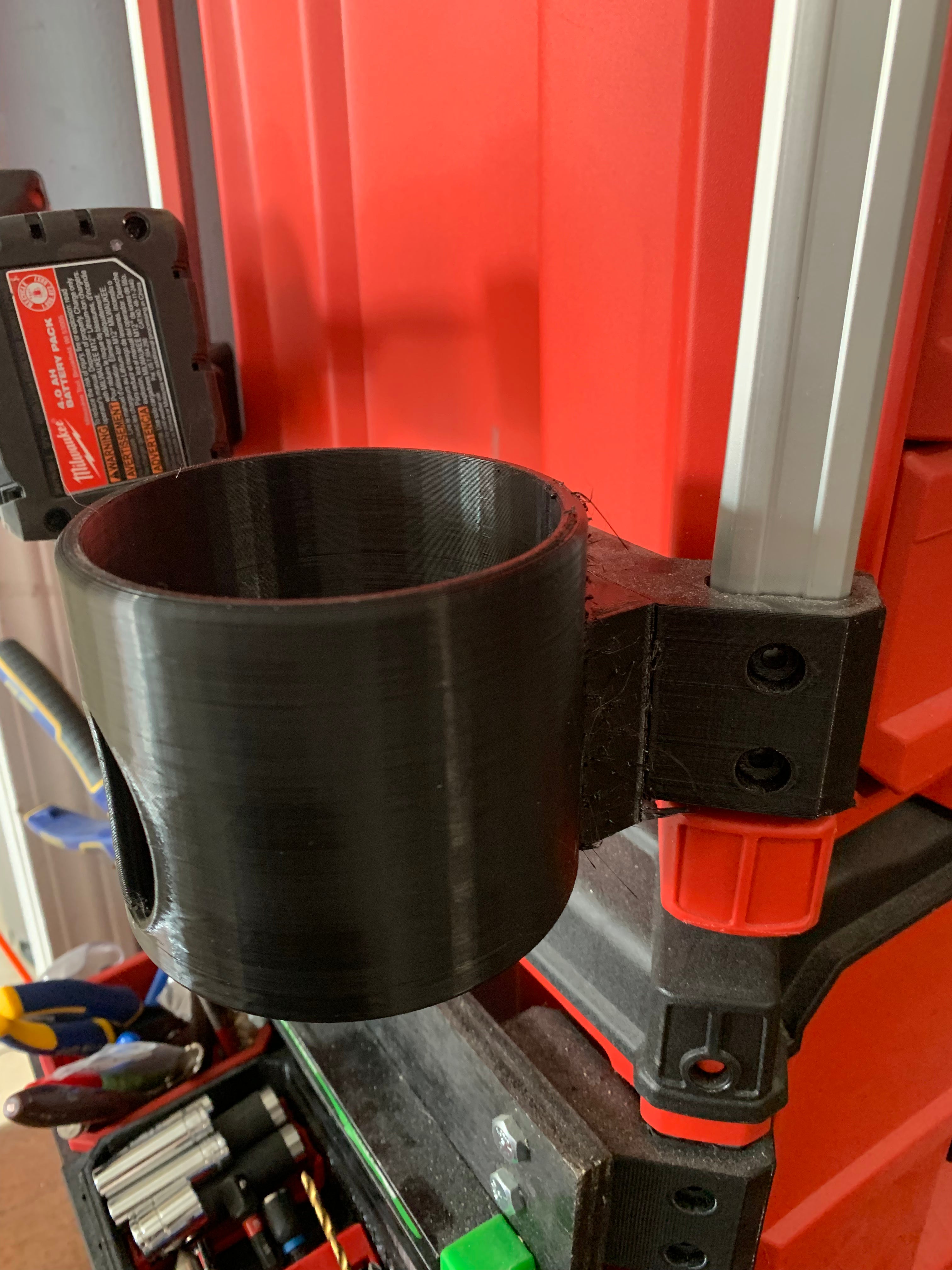 Milwaukee Packout side adapter cup holder