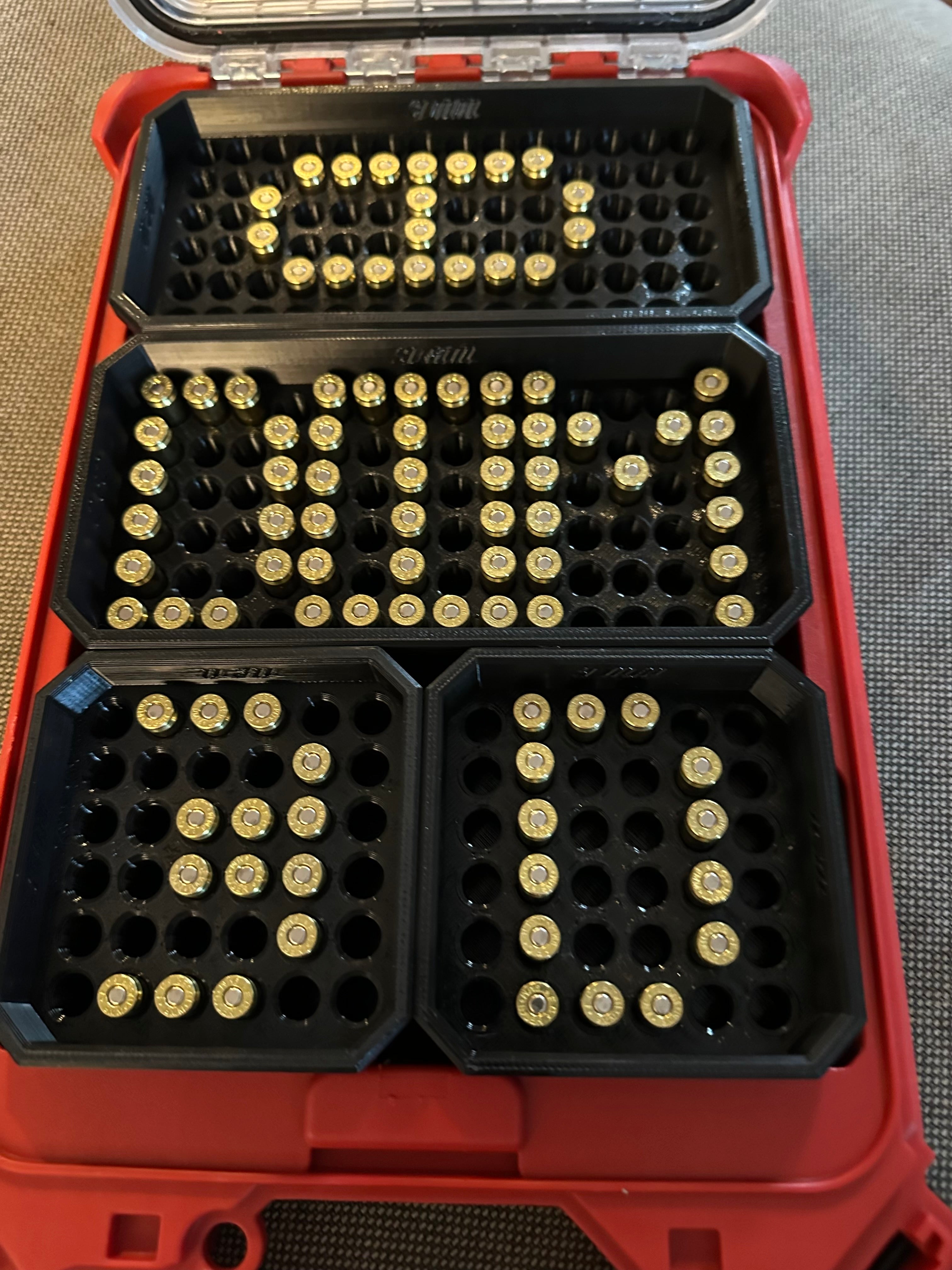 Milwaukee slim 9mm Ammo Bin -PETG