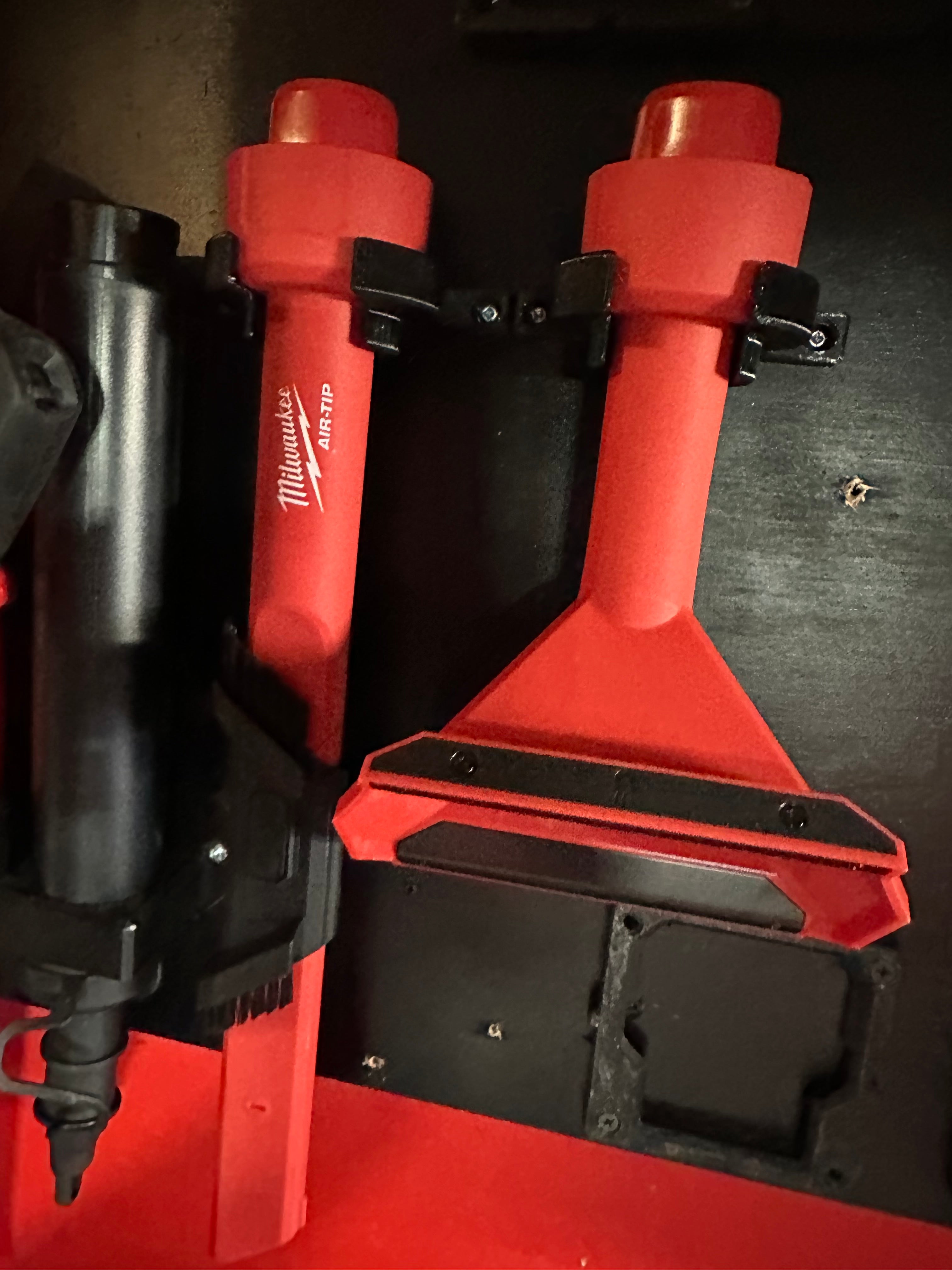 Milwaukee vacuum attachment hangers