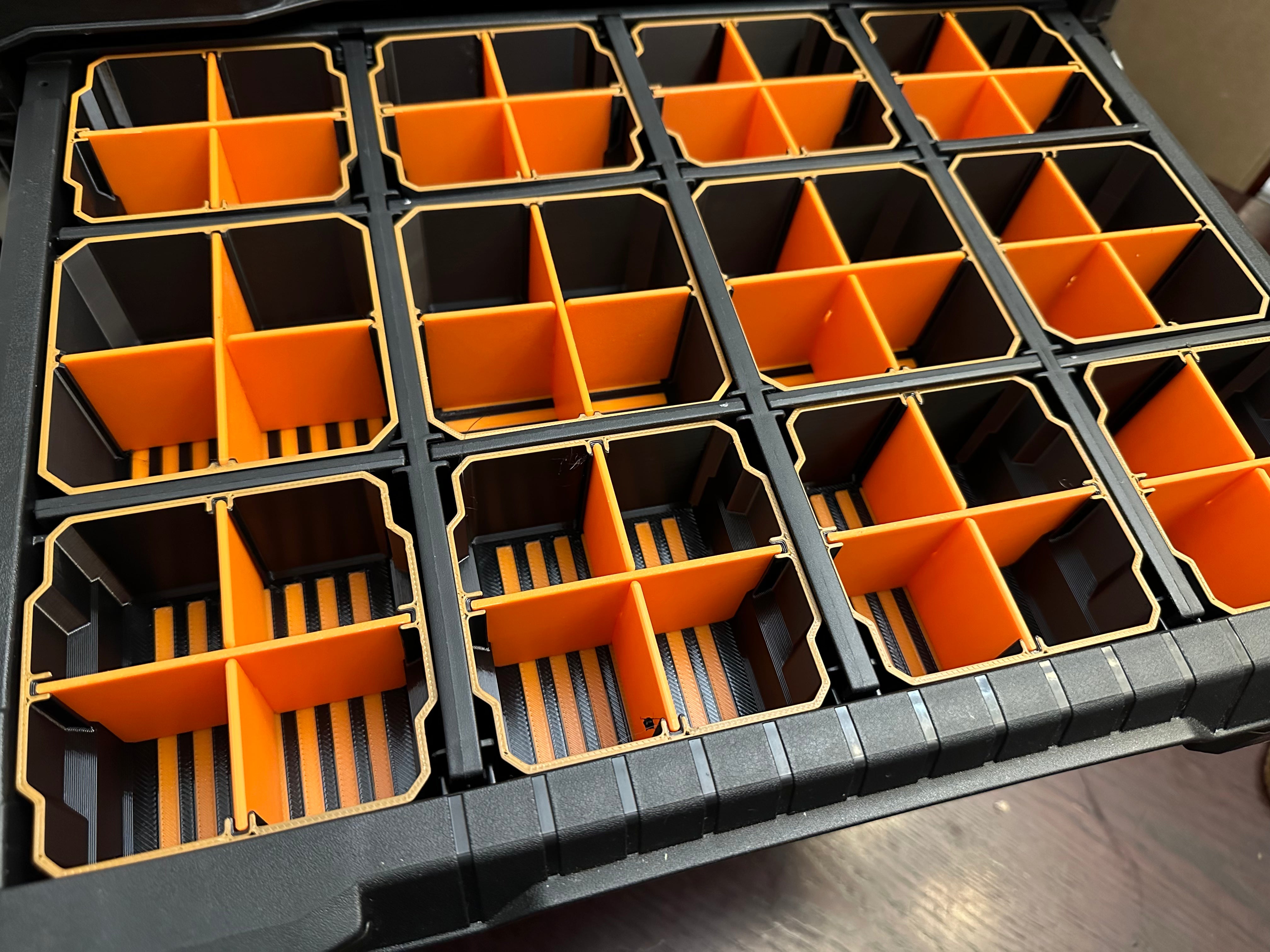 Ridgid 3 Drawer tool box bins