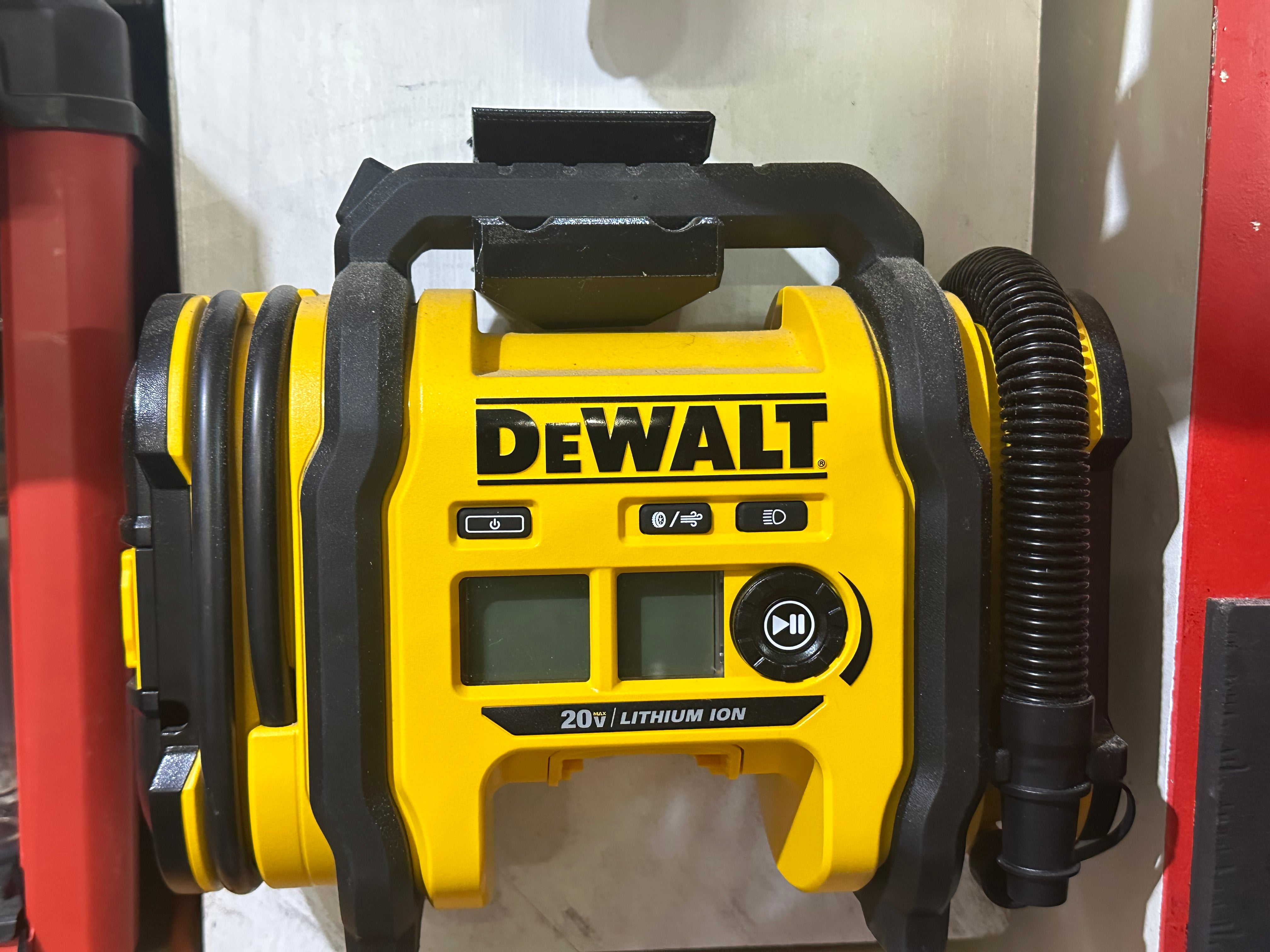 Dewalt Inflator wall mount
