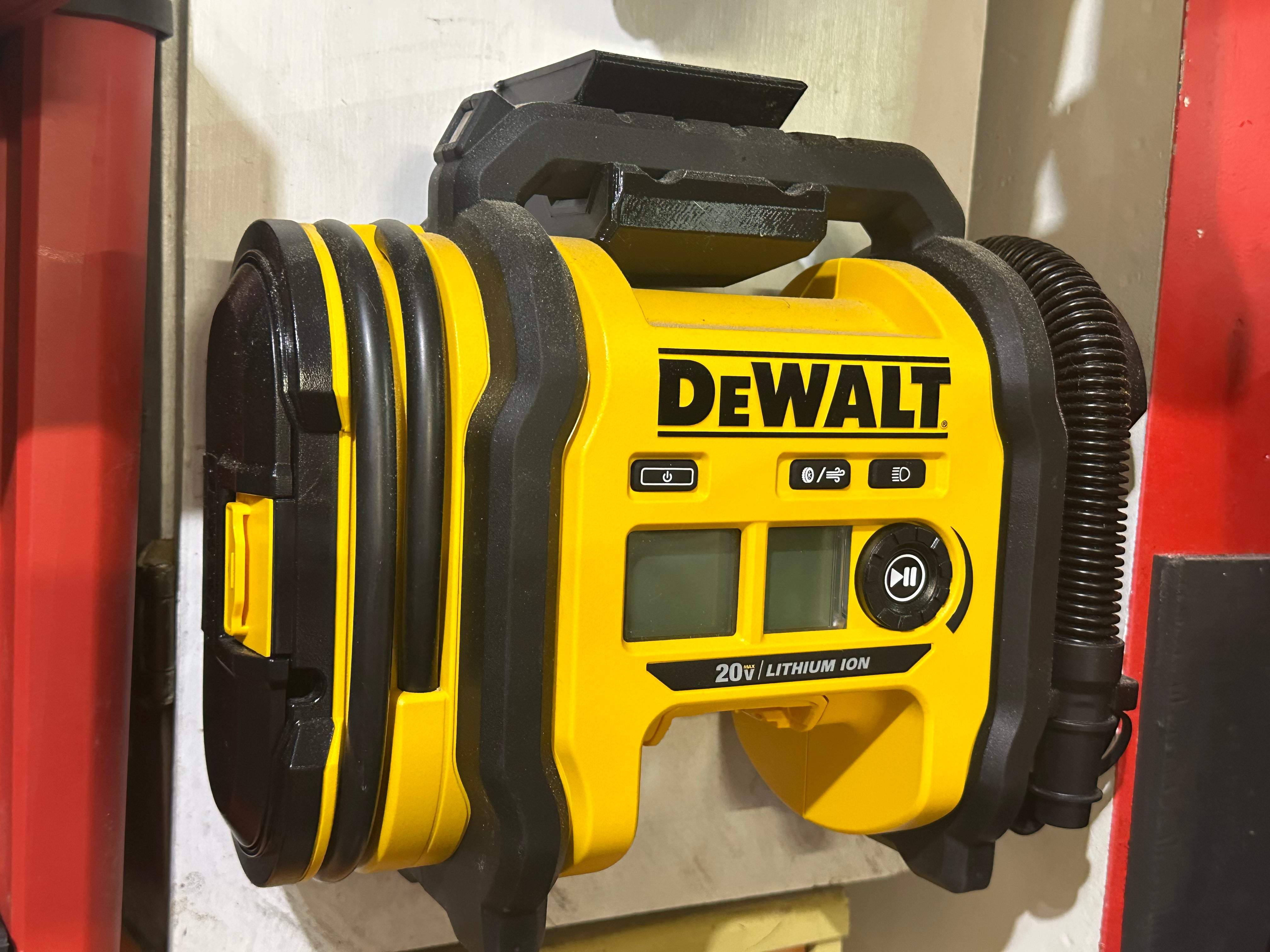Dewalt Inflator wall mount