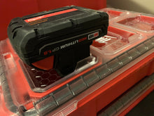 Load image into Gallery viewer, locking Milwaukee M18 friction fit Packout battery holder
