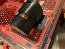Load image into Gallery viewer, locking Milwaukee M12 battery Packout insert

