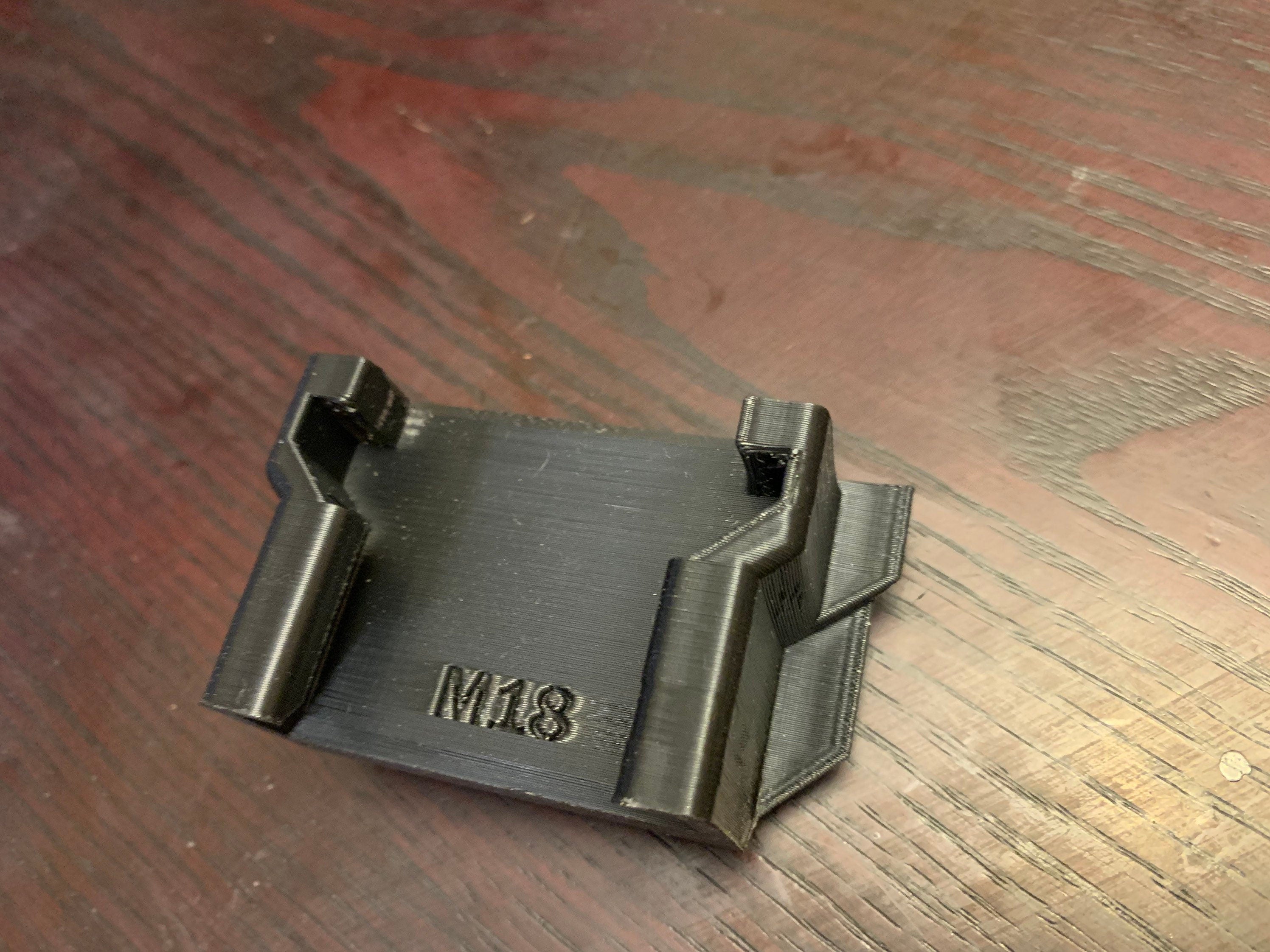 locking Milwaukee M18 friction fit Packout battery holder