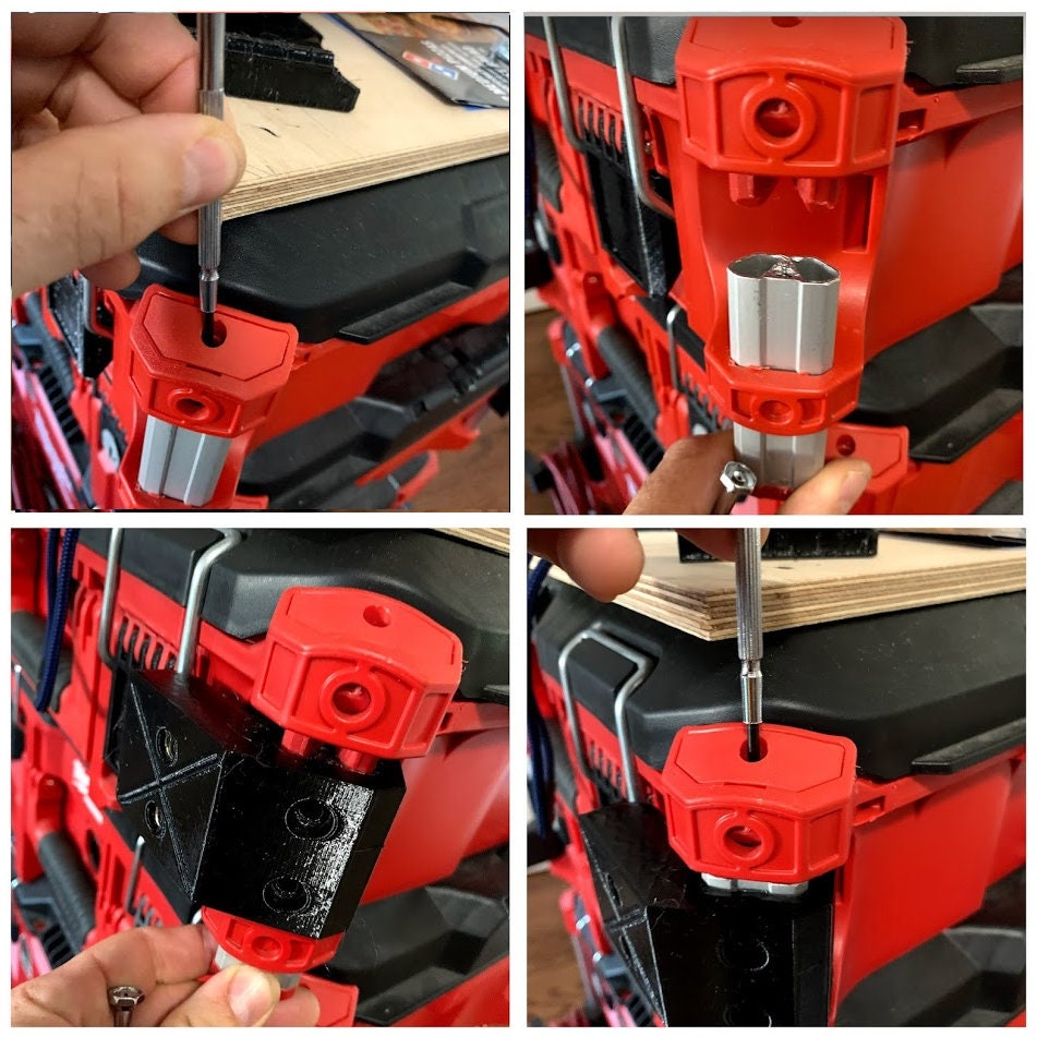 i3DShop Milwaukee Packout Cup Holder Mount RIGHT SIDE