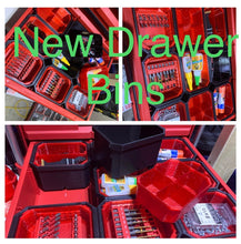 Load image into Gallery viewer, Milwaukee Drawer bins with insert
